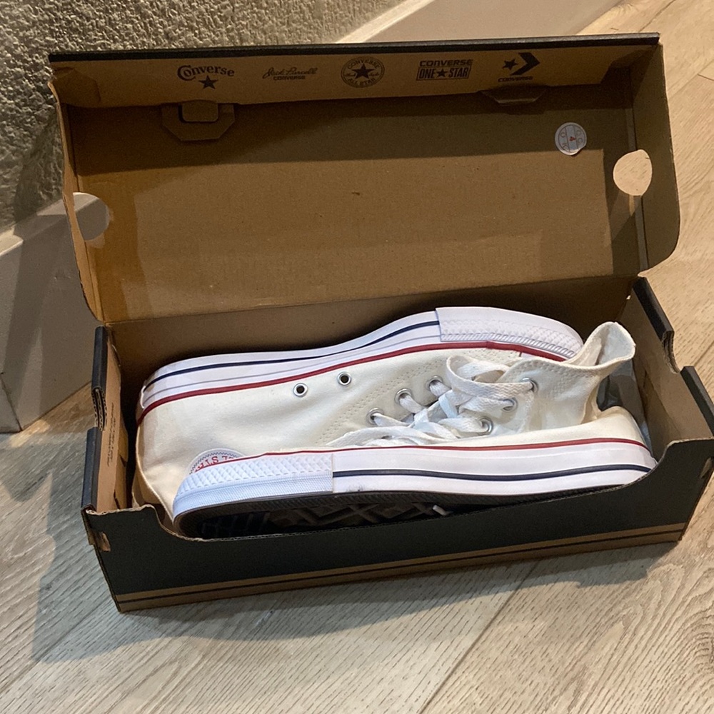 White high top converse